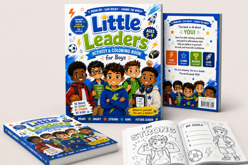 Little Leaders Activity & Coloring Book for Boys