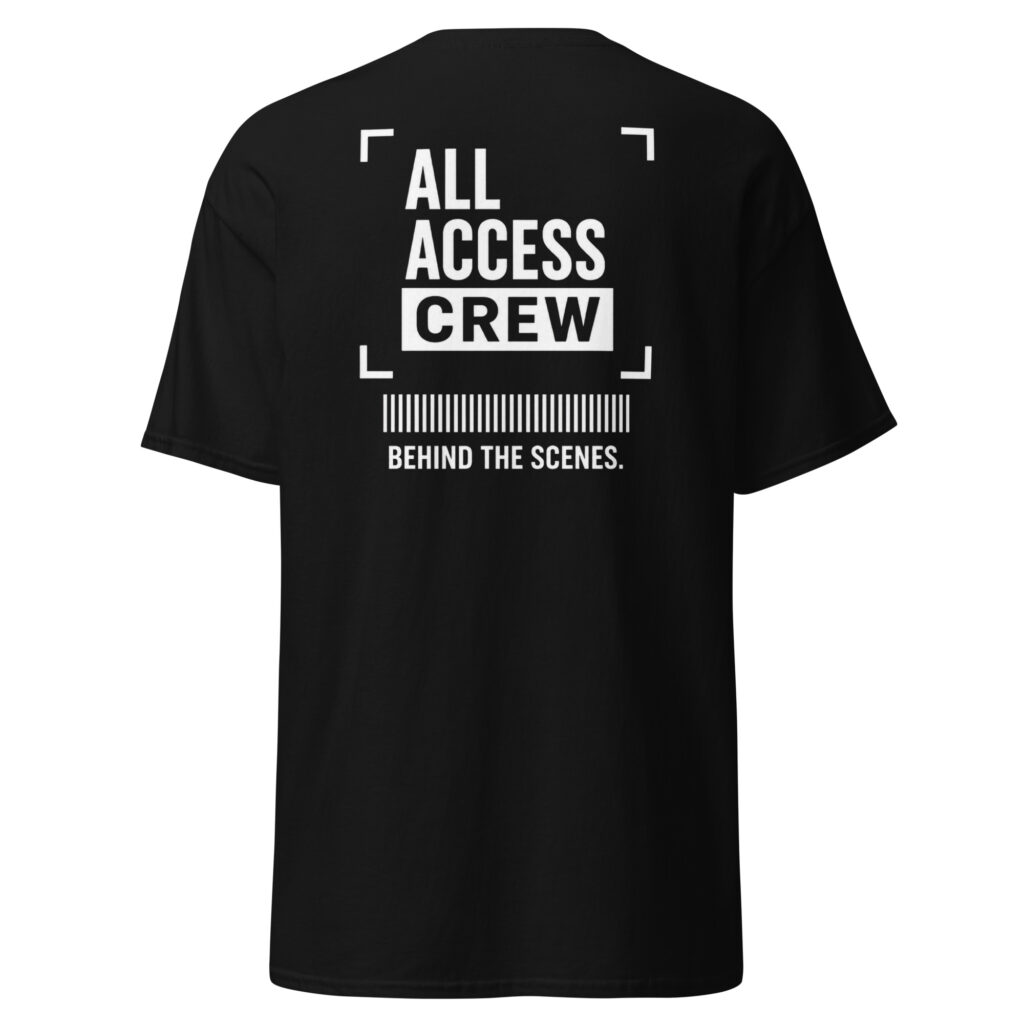 All Access Production Crew Tee | Tune Vox Entertainment