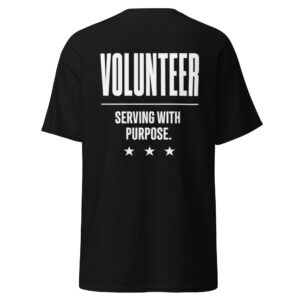 Volunteer Shirt — Serving With Purpose | Tune Vox Entertainment