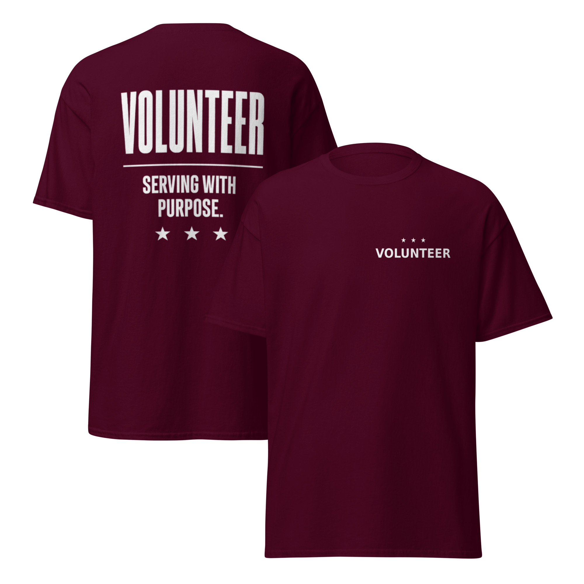 Volunteer Shirt — Serving With Purpose | Tune Vox Entertainment - Image 5