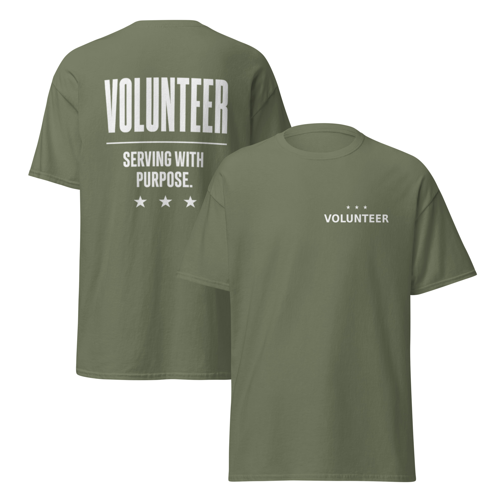 Volunteer Shirt — Serving With Purpose | Tune Vox Entertainment - Image 12