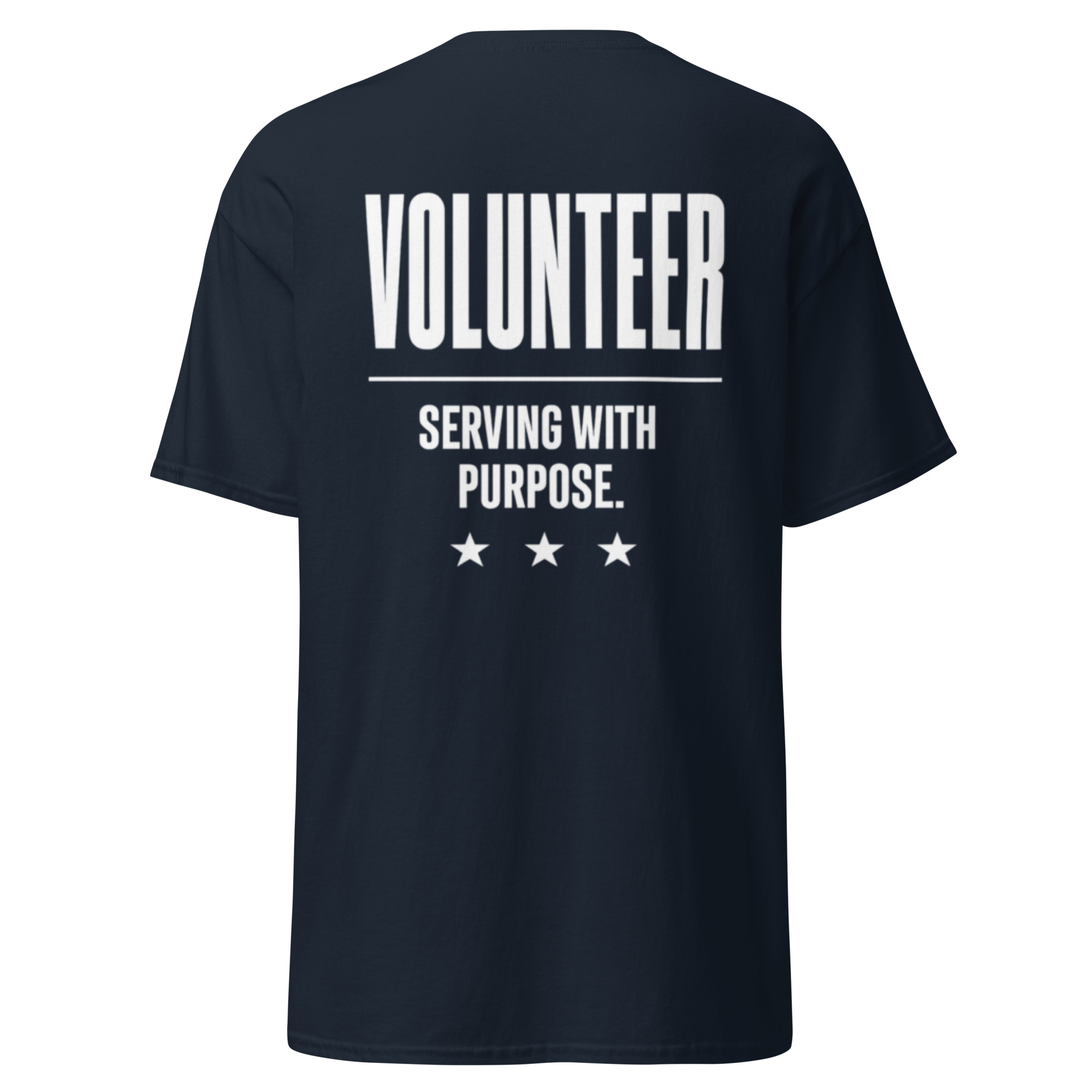 Volunteer Shirt — Serving With Purpose | Tune Vox Entertainment - Image 2