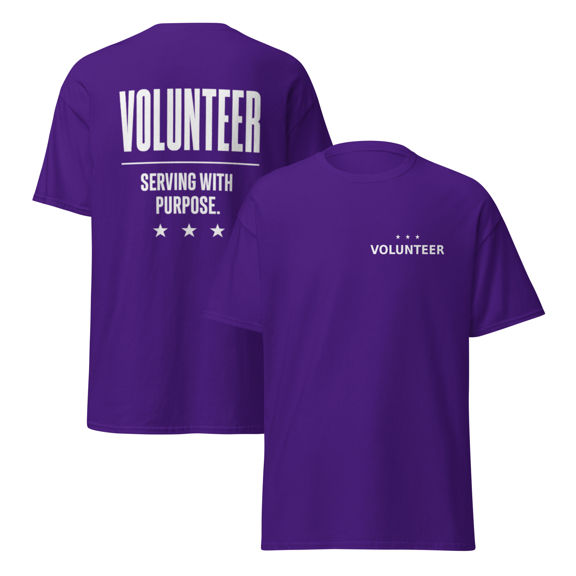 Volunteer Shirt — Serving With Purpose | Tune Vox Entertainment - Image 8